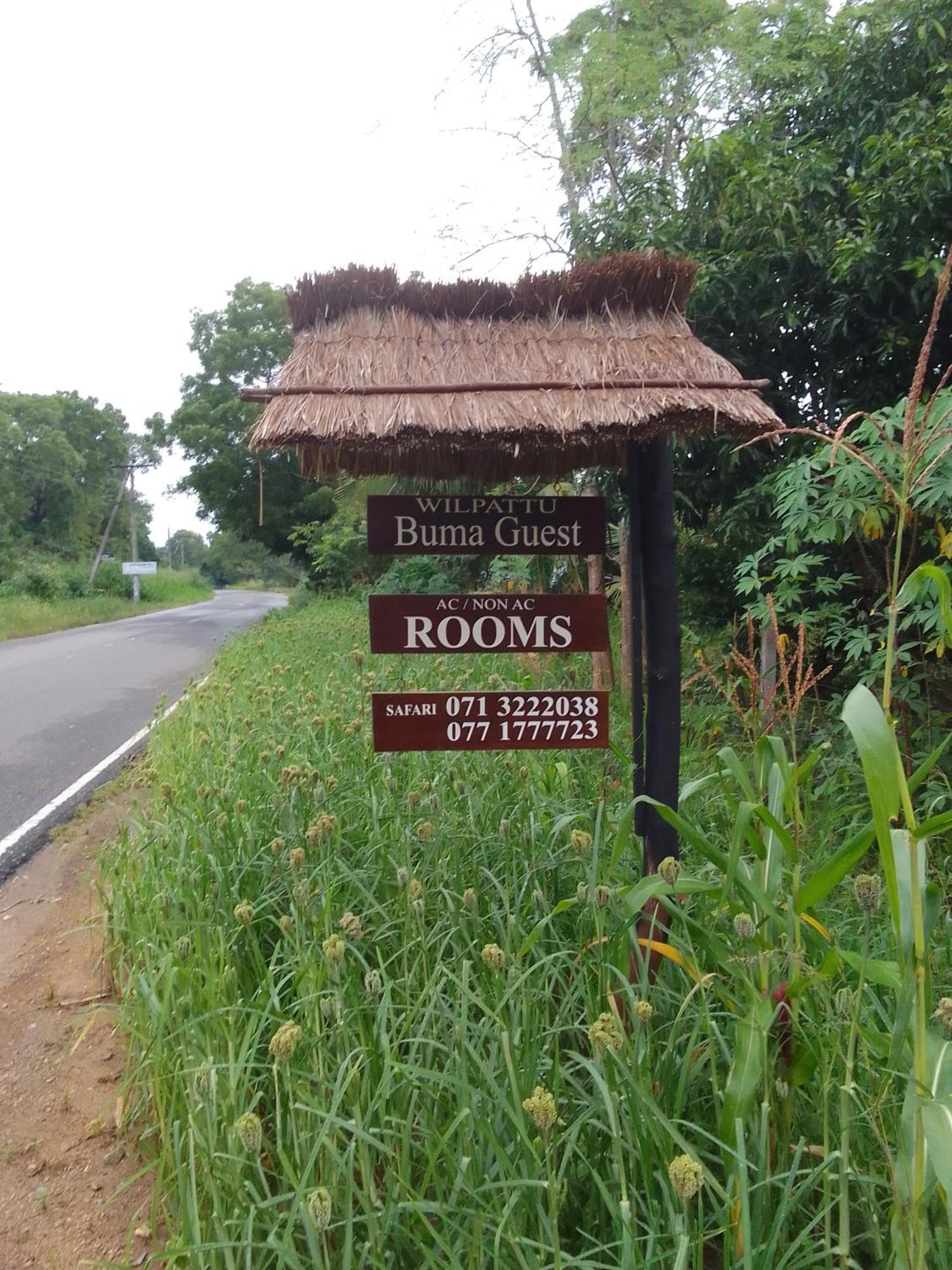 Wilpattu Buma Homestay Pahala Maragahawewa Ngoại thất bức ảnh